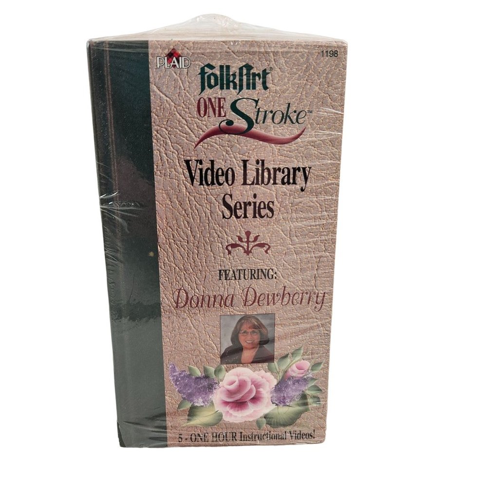 Plaid Folk Art One Stroke Wideo Library Series VHS Volumes 1-5 Donna Dewberry - Picture 3 of 9